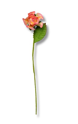 STEMMED ROSE  18x60mm  semiopen